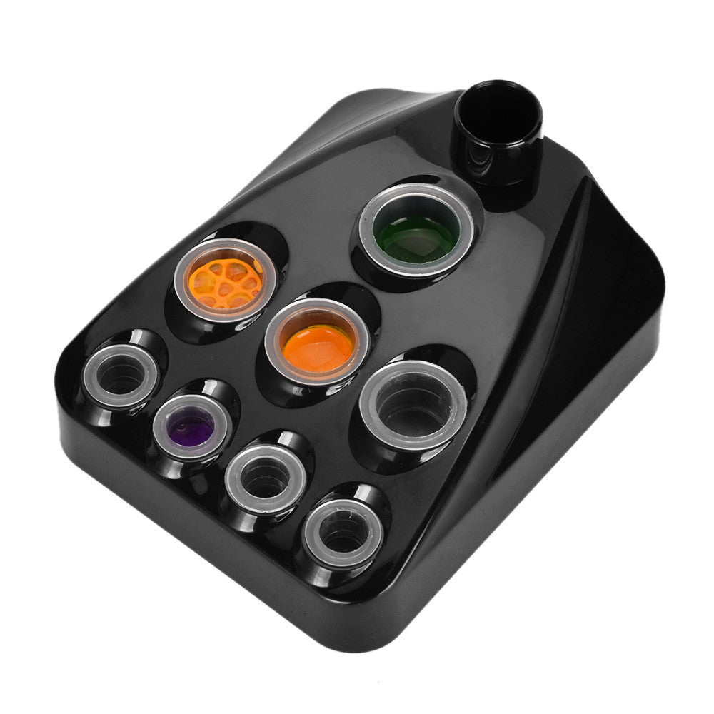 9-hole tattoo ink holder and color cup holder