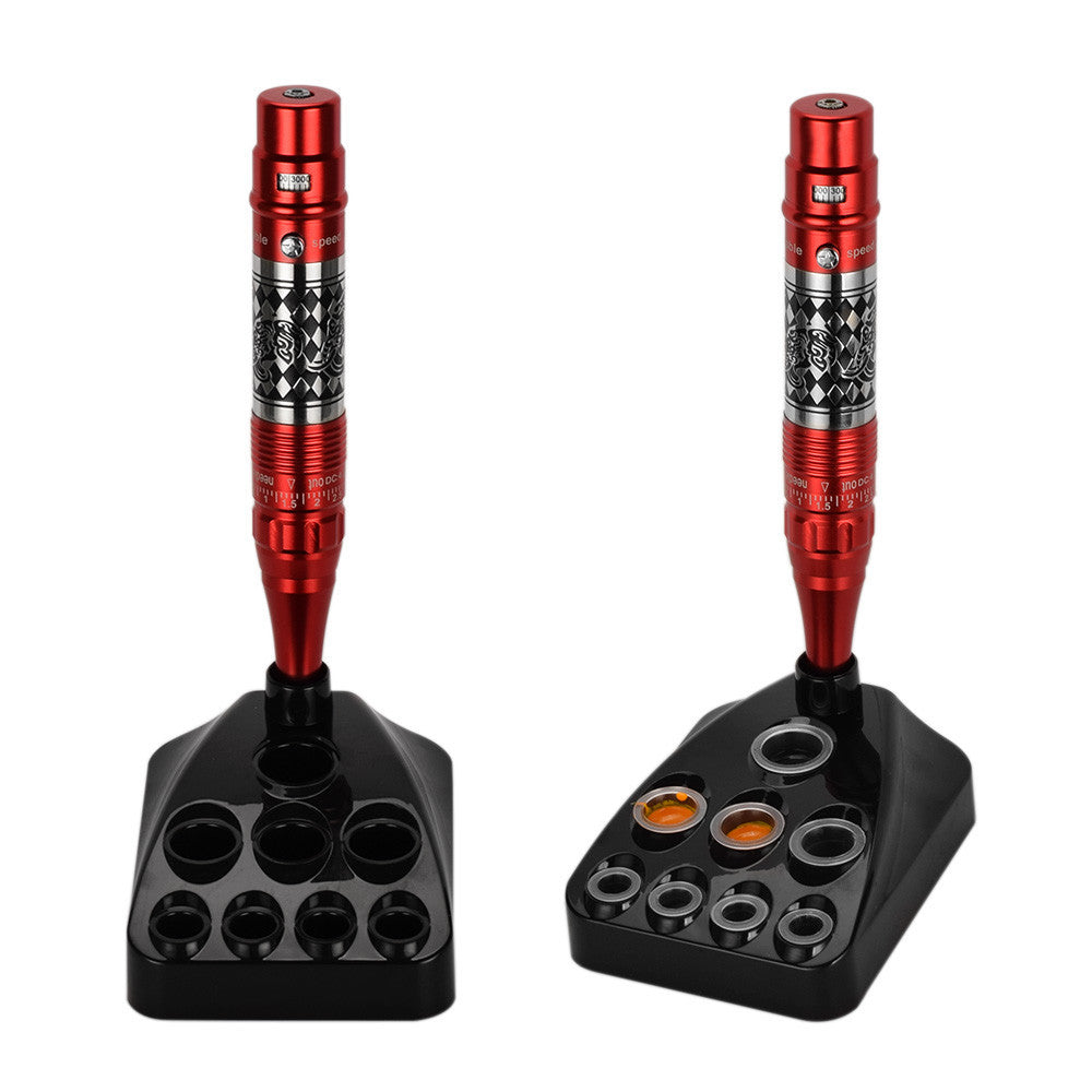 9-hole tattoo ink holder and color cup holder