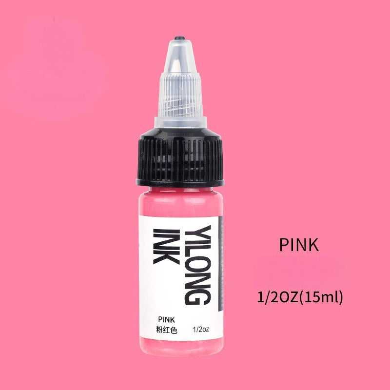 15ml Professional Tattoo Ink - Vibrant Colors, Safe & Non-Fading - Perfect for Tattoo Artists
