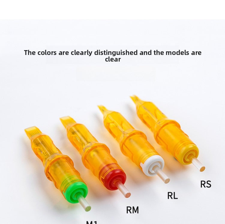 Yellow Dragonfly second-generation tattoo needle | High cost performance | Precise and non shaking needle | Ultra thin needle tip | Independent packaging | Universal tattoo pen