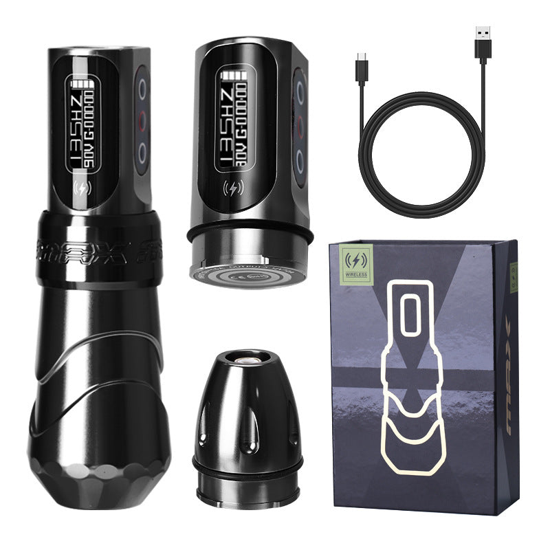 Dual Battery Tattoo Machine MAX Wireless Tattoo Pen Battery Pen Cutting Line Integrated Machine Motor Machine