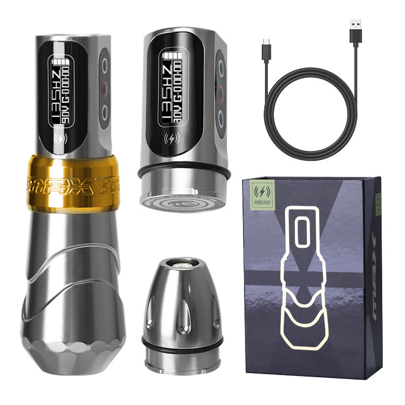 Dual Battery Tattoo Machine MAX Wireless Tattoo Pen Battery Pen Cutting Line Integrated Machine Motor Machine