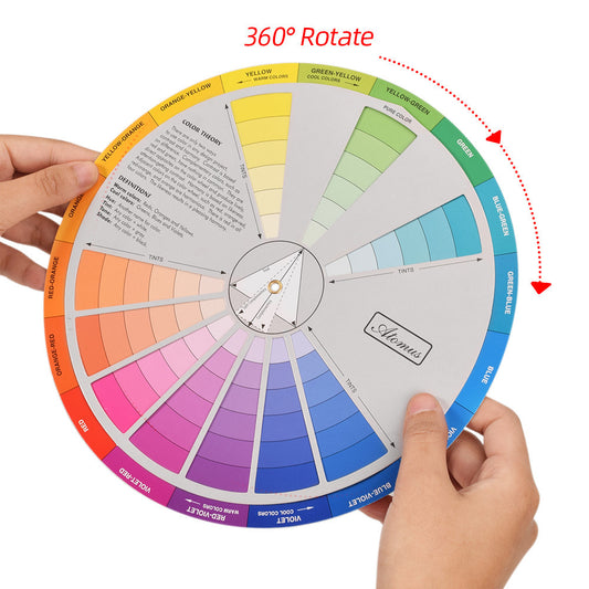 ATOMUS Standard Color Card Gradient Color Wheel Color Scheme Tattoo Color Wheel Color Card
