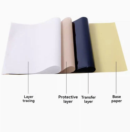 10pcs of Spirit tattoo transfer paper, human body art, reusable transparent transfer paper [in stock]