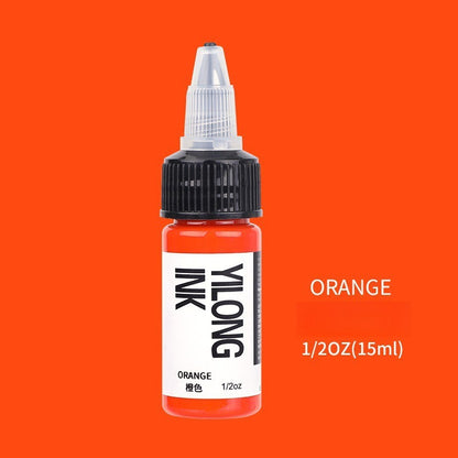 15ml Professional Tattoo Ink - Vibrant Colors, Safe & Non-Fading - Perfect for Tattoo Artists
