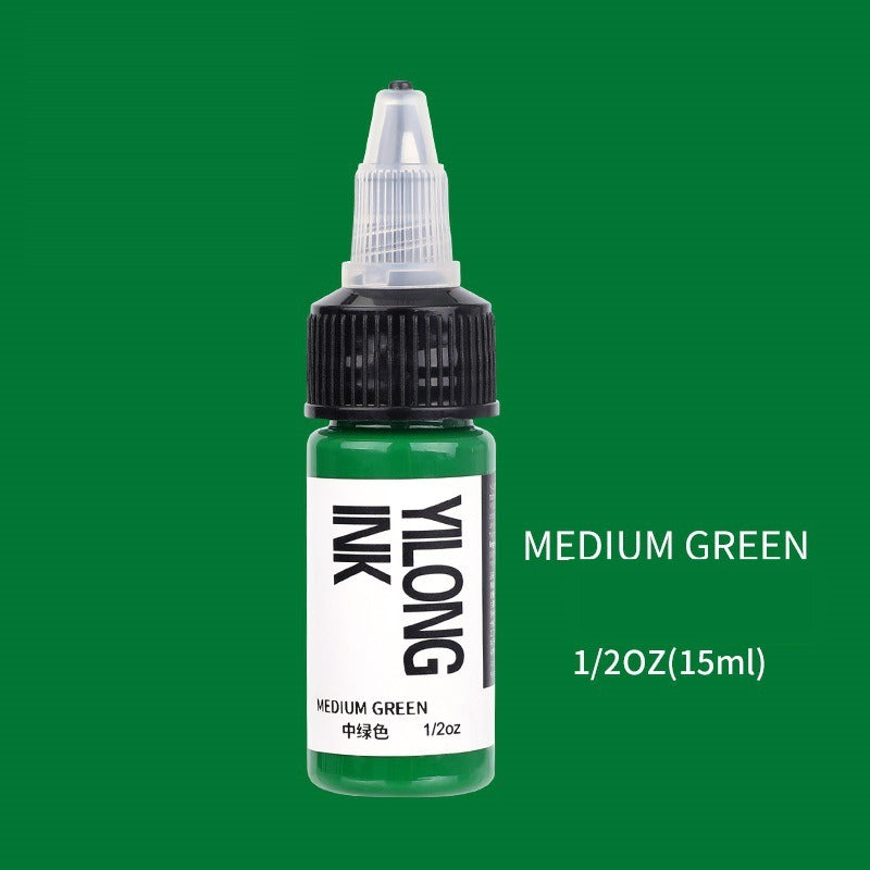 15ml Professional Tattoo Ink - Vibrant Colors, Safe & Non-Fading - Perfect for Tattoo Artists