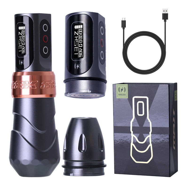 Dual Battery Tattoo Machine MAX Wireless Tattoo Pen Battery Pen Cutting Line Integrated Machine Motor Machine