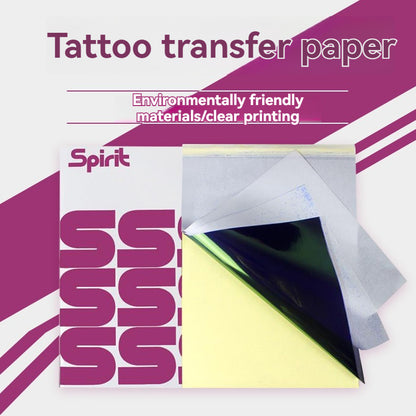 10pcs of Spirit tattoo transfer paper, human body art, reusable transparent transfer paper [in stock]