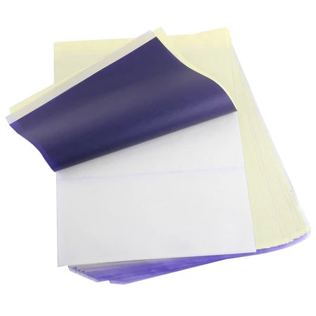 10pcs of Spirit tattoo transfer paper, human body art, reusable transparent transfer paper [in stock]