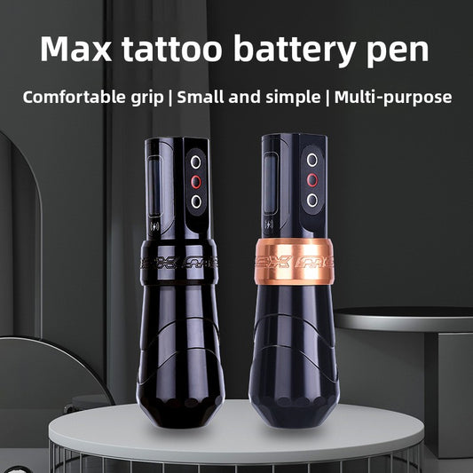 Dual Battery Tattoo Machine MAX Wireless Tattoo Pen Battery Pen Cutting Line Integrated Machine Motor Machine